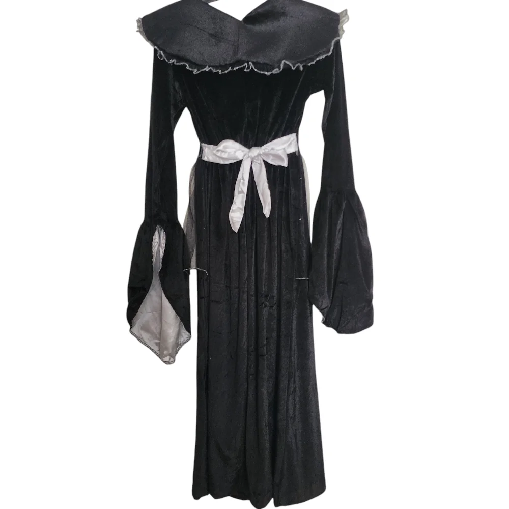 Forum Novelties Black Gray Dark Queen Costume Dress SZ Large